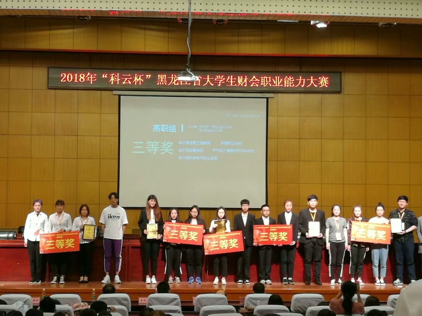 伊春職業(yè)學(xué)院榮獲2018年“科云杯”黑龍江省大學(xué)生財(cái)會(huì)職業(yè)能力大賽三等獎(jiǎng)