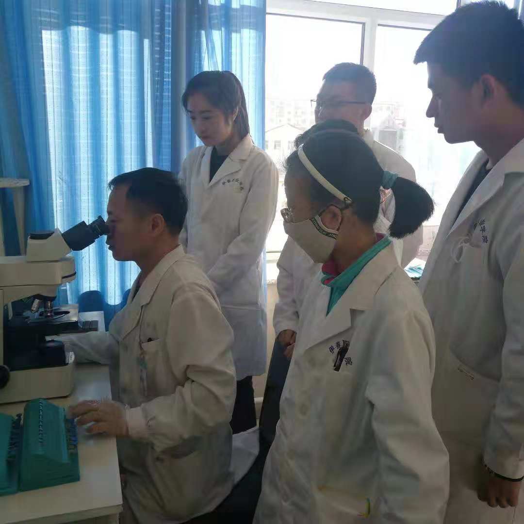 醫(yī)學(xué)技術(shù)學(xué)院學(xué)生課間見習(xí)情況